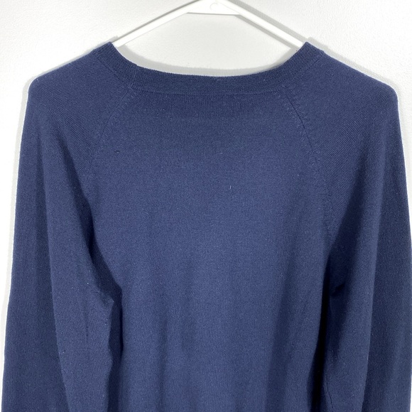 Babaton women’s Navy Sweater 100% merino wool size large - Picture 4 of 11
